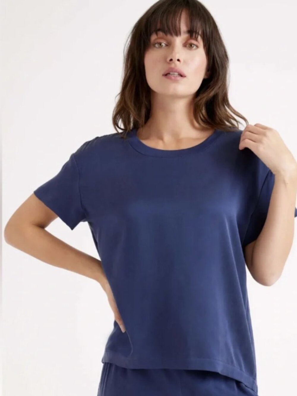 Quince 100% Silk T Shirt size S